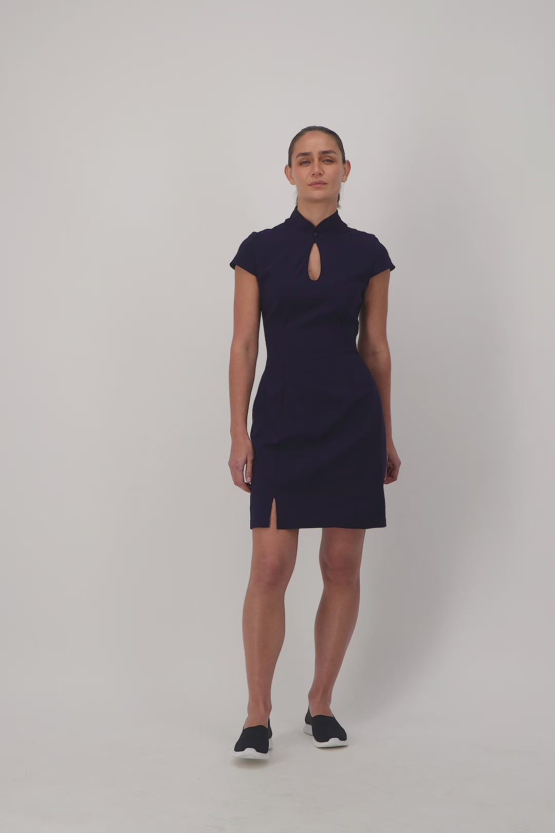 Midnight Mandarin Dress
